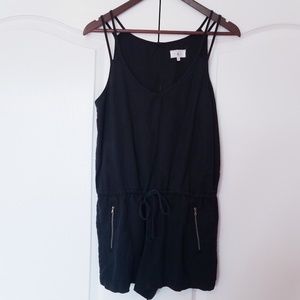 Lou & Grey Black Romper